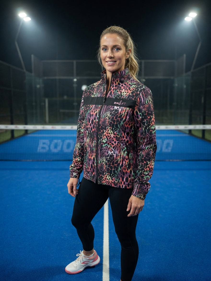 Female warm up jacket