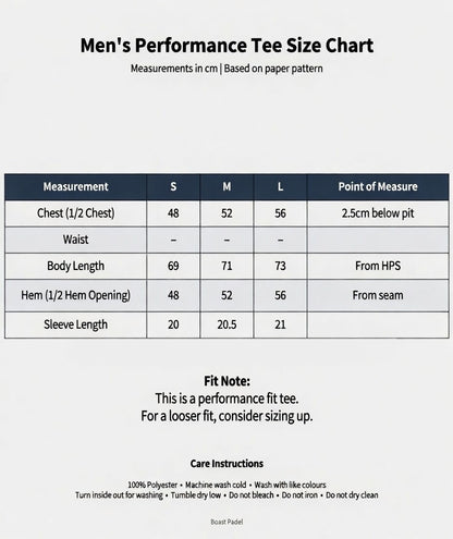 The Male performance tee.